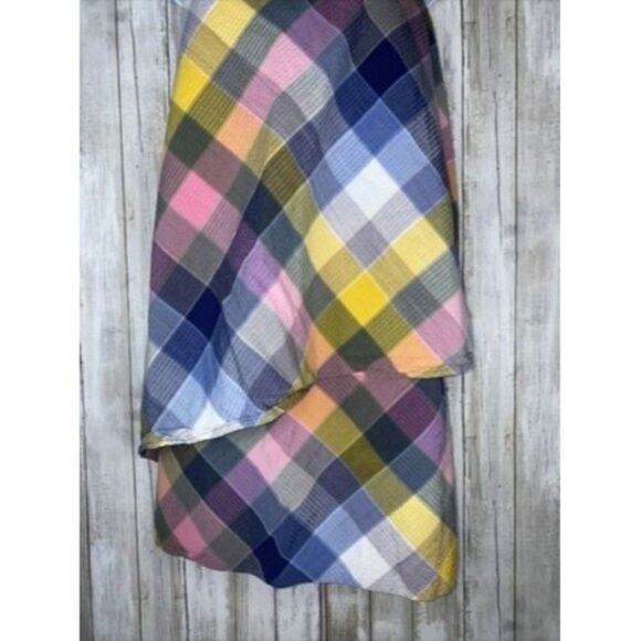 Patagonia Layered Plaid Spaghetti Strap Sun Dress 58920SP13 Women’s Size 8 - Picture 3 of 12